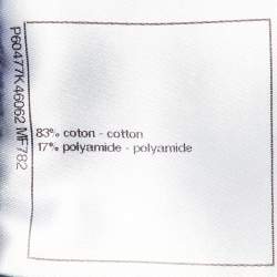 Pre Owned Chanel Navy Blue Cotton Fleece Cropped Cardigan S 