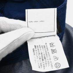 Pre Owned Chanel Blue Denim Long Pants Size 36