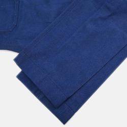 Pre Owned Chanel Blue Denim Long Pants Size 36