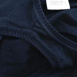 Pre Owned Chanel Navy Blue Sleeveless Top  38