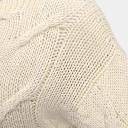 Pre Owned Chanel White Wool Sweater Top S