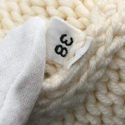 Pre Owned Chanel White Wool Sweater Top S