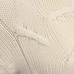 Pre Owned Chanel White Wool Sweater Top S