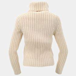 مملوكة مسبقًا Chanel Ivory Sweater Size 36