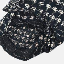 مملوكة مسبقًا توب شانيل قماش مادل أسود مقاس 34