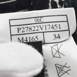 مملوكة مسبقًا توب شانيل قماش مادل أسود مقاس 34