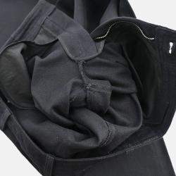 Pre Owned Chanel Black Cotton Pants Women Size 34