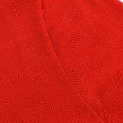 Pre Owned Chanel Short Sleeve Red Knit Top Size 36