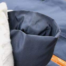 Pre Owned جاكيت شانيل قماشي أزرق مقاس 40