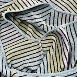 Pre Owned Chanel Sleeveless Multicolor Cotton Top XL