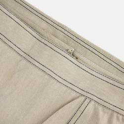 Pre Owned Chanel Beige Cotton Skirt Size 44