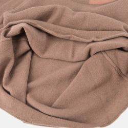 Pre Owned Chanel Ensemble Cardigan Brown Knit Top Size 42