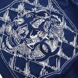 Pre Owned Chanel Sweater Navy Knit Top Size 34