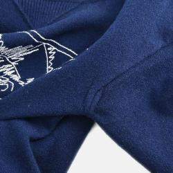 Pre Owned Chanel Sweater Navy Knit Top Size 34