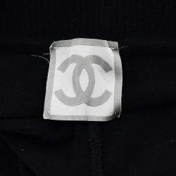Pre Owned Chanel Sport Line Long Pants Black 04A #40