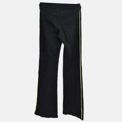 Pre Owned Chanel Sport Line Long Pants Black 04A #40