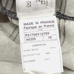 Pre Owned Chanel Sport Line Long Sleeve Top Gray 03A #38