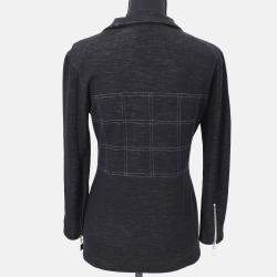 Pre Owned Chanel Sport Line Long Sleeve Top Gray 03A #38