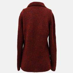 Pre Owned بلوزة شانيل بنية 98A مقاس 38