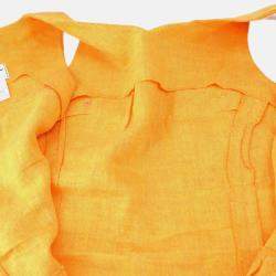 مملوكة مسبقًا Chanel 96P Orange Linen Sleeveless Skirt Dress S