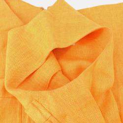 مملوكة مسبقًا Chanel 96P Orange Linen Sleeveless Skirt Dress S