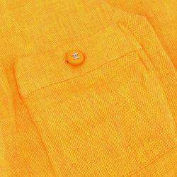 مملوكة مسبقًا Chanel 96P Orange Linen Sleeveless Skirt Dress S