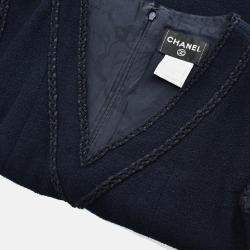 مملوكة مسبقًا Chanel Sleeveless Dress Navy 08C #38