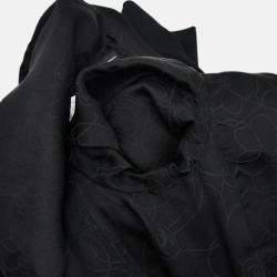Pre Owned Chanel Single Breasted Jacket Black Size 34