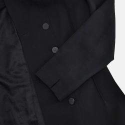 Pre Owned Chanel Single Breasted Jacket Black Size 34