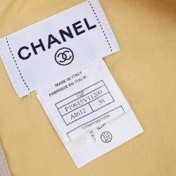 Pre Owned Chanel Sleeveless jumpsuit Yellow Size 38