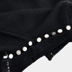 Pre Owned Chanel Black Sweater 38