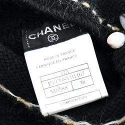 Pre Owned Chanel Black Sweater 38
