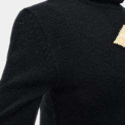 Pre Owned Chanel Black Sweater 38