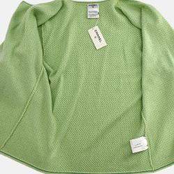 Pre Owned Chanel Ensemble Cardigan Short Sleeve Top Green #42
