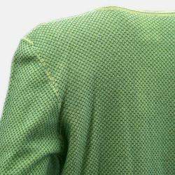Pre Owned Chanel Ensemble Cardigan Short Sleeve Top Green #42