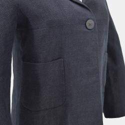 مملوكة مسبقًا Chanel Single Breasted Jacket Black 98C #38