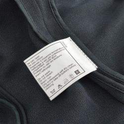 Pre Owned Chanel Single Breasted Jacket Gray 98C #44