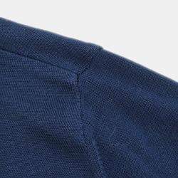 Pre Owned Chanel Ensemble Cardigan Top Navy 