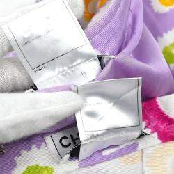 Pre Owned Chanel Setup Suit Jacket Sleeveless Camisole Dress Purple #38