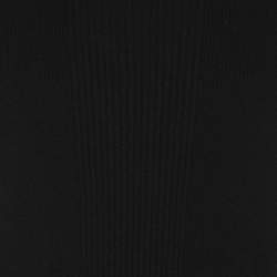 Pre Owned بلوزة شانيل ريب محبوك أسود/أبيض مقاس متوسط (ميديوم)