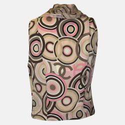 مملوكة مسبقًا Chanel Vintage 01P CC Logo Sleeveless Blouse