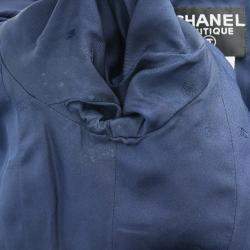 مملوكة مسبقًا جاكيت شانيل مزدوج الصدر كحلي مقاس صغير ( سمول )