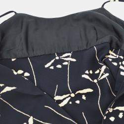 Pre Owned Chanel Sleeveless Black Dress Women Size 42