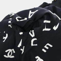 Pre Owned Chanel Black Wool Dress Women Size 34