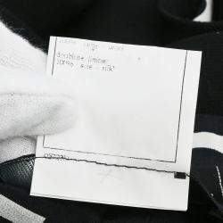 Pre Owned جاكيت شانيل أسود بزرار واحد كبير الحجم