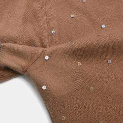 Pre Owned كاردينان شانيل بني مجموعة كارديغان توب #44