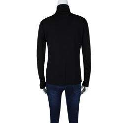 Pre Owned بلوزة شانيل مزخرفة باللؤلؤ أكمام طويلة M