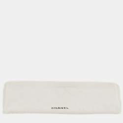 Pre Owned Chanel White Cotton Terry Button Detail Mini Dress M