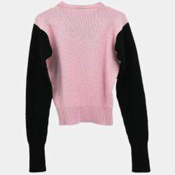 Pre Owned Chanel Sweater Knit Top Pink Size M