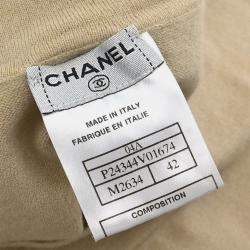 Pre Owned Chanel Sweater Beige 04A #42